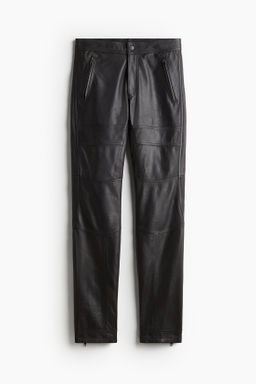 Pantalon motero de piel - H&m фото 8