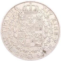 1 талер 1855 года A Пруссия