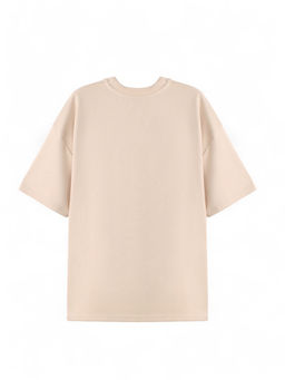 Футболка женская MINAKU, over size (44-48), бежевая