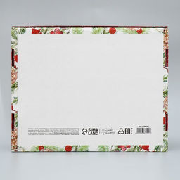 Коробка складная Новогодняя акварель, 27 21 9 см - Дарите счастье фото 6