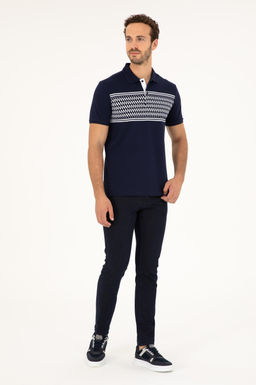 U. S. Polo Assn / Мужская темно-синяя футболка - U.s. polo assn фото 4