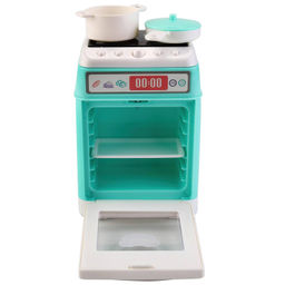 Игровой набор ABtoys Помогаю маме Бытовая техника Электрическая плита в наборе с кастрюлей и сотейником фото 2