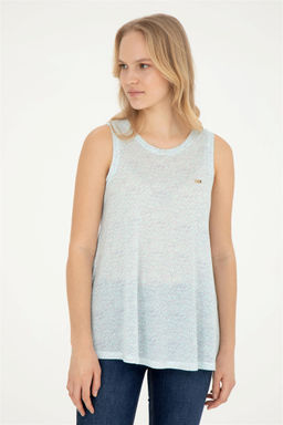 Женская футболка водно-зеленого цвета - U.s. polo assn фото 3