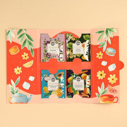 Чай подарочный Для уютных чаепитий 4 вкуса, 7,2 ( 4 пакетика х 1,8 г). - Фабрика счастья фото 2