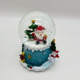 Новогодний декор - Снежный шар 13 см (стекло, свет, музыка) в ассортименте - Ип лебедев о.ю фото 15