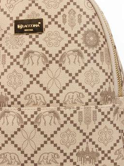 LACCOMA рюкзак АС7303-Россия-бежевый эко кожа хлопок