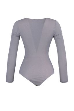 Gri Cut Out/Pencere Detayl? C?tc?tl? Orme Body TPRSS22BD00004 - Trendyolmilla фото 8