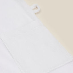 Халат махровый с капюшоном мужской SL HOME: Basic «Блан де Блан», размер M, хлопок 100%, белый