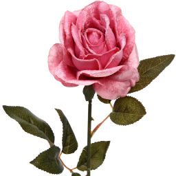 Цена за 2 шт. Искусственные цветы "FLOWERS MAGIC" 53см Роза розовая