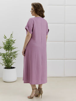 Платье Скарлет из вискозы со льном - Виотекс фото 47