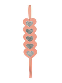 Дневник школьный «Сердечки» 1-11 класс, ляссе, обложка искусственная кожа, персиковый