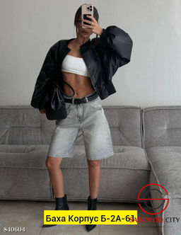 Шорты женские джинсовые - Bruno фото 3