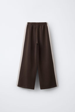 WIDE-LEG TROUSERS WITH MODAL STRIPES - Zara фото 2