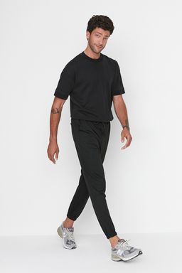 Siyah Oversize Fit Esofman Alt? TMNAW22EA0160 - Trendyolmilla фото 3