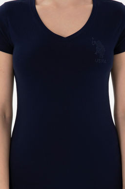 Kad_n Lacivert Basic Ti__rt Sepette S_rpriz _ndirim - U.s. polo assn фото 6