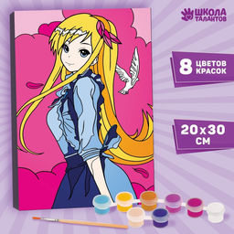 Картина по номерам Розовые мечты, 20 30 см