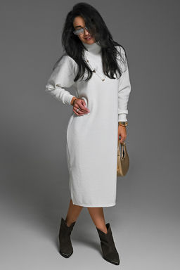 Платье теплое в рубчик