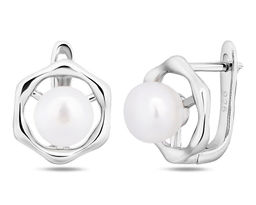 Серьги, жемчуг, BY-921