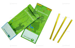 Зажимы для пакетов золотые, 1 уп х 1000 шт