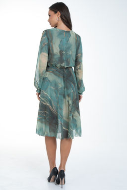 Платье Очарование шифона (грин) - Diolche фото 7