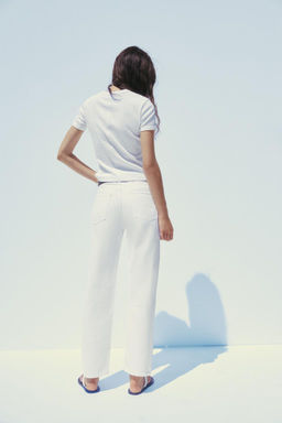 TRF MOM FIT HIGH-WAIST JEANS - Zara фото 5