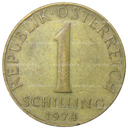 1 шиллинг 1974 года Австрия