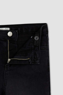 Джинсовые брюки скинни для девочек с эластичной окантовкой - Defacto фото 9