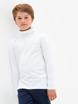 Белая водолазка для мальчика - Kogankids фото 9