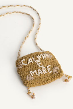 COLLAR LARGO LETRAS ABALORIOS LIMITED EDITION / Beige - Zara фото 4