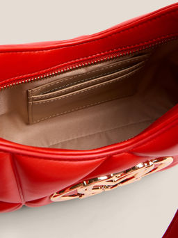 Женская сумка на плечо LOVE MOSCHINO EMBOSSED Q Артикул 4561075, рубиновый  фото 4