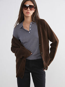 V Yaka Kad?n Triko H?rka