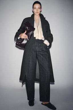 ZW COLLECTION STRIPED BALLOON TROUSERS - Zara фото 8