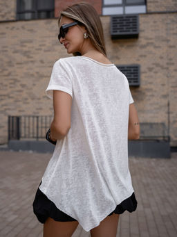 Футболка паутинка полупрозрачная