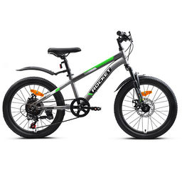 Велосипед 20" Rocket Crux 2.0 , цвет серый, размер 11"