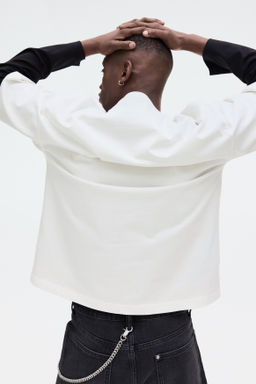Camiseta con estampado Oversized Fit - H&m фото 5