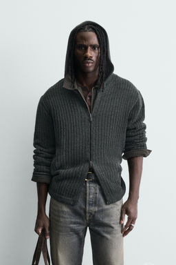 TEXTURED RIBBED JACKET - Zara фото 2
