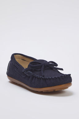 Trendyolmilla Shoes Lacivert Bagc?k Detayl? Buyuk/Kucuk Erkek Cocuk Kids Loafer Ayakkab? TAKSS25LA00009  фото 4