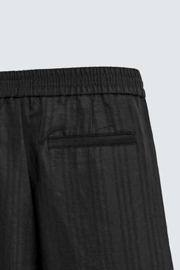 STRIPED JACQUARD TROUSERS - Zara фото 9