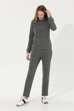 Женские спортивные штаны антрацитового меланжа Неожиданная скидка в корзине