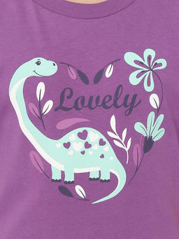 CRB wear/HSKG 63841-44 Футболка для девочки (Фиолетовый (092)-52),фиолетовый/Ex.Cherubino фото 8