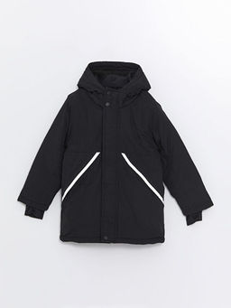 Kap??onlu Reflekt?r Detayl? Erkek ?ocuk Mont