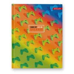 Светоч Дневник школьный 1-11 класс, матовая ламинация + выборочный лак, A5+ 40 л. 12 шт. твердый переплет 60 г/кв.м Жизнь - игра 40ДТ5_000033