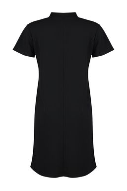 TRENDYOLMILLA Yag Yesili Cep Gorunumlu Belden Ac?lan/Skater Mini Smart Krep Elbise TWOSS23EL01802  фото 20
