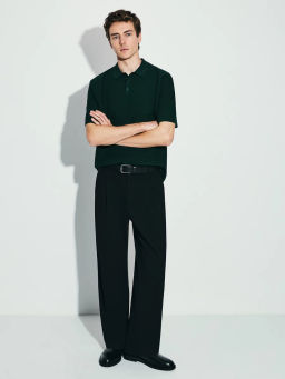 Джемпер поло текстурной вязки / Zarina