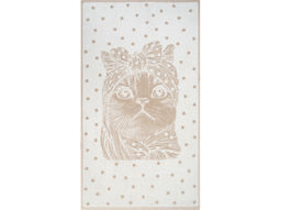 Полотенце махровое 6с103.512ж2 Кошка в горошек(лен3) 50х90см