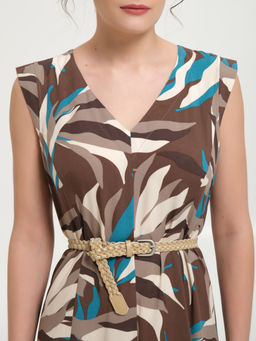 Платье с принтом - Stilla фото 10