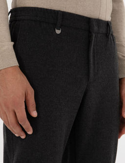 Antrasit Slim Fit Flanel Dokulu Kuma_ Pantolon - Pierre cardin фото 5