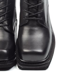 01-E21B-2A BLACK Ботинки демисезонные женские (натуральная кожа, байка) - Фабричный китай фото 16