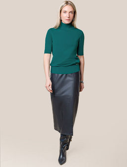 Джемпер тонкой вязки из хлопка с нейлоном