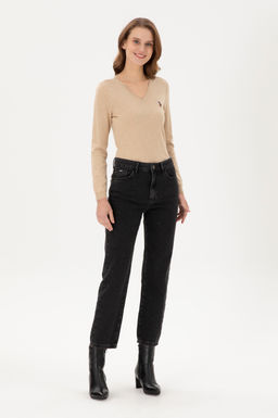 Женские черные джинсовые брюки - U.s. polo assn фото 3
